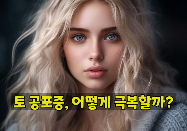 토 공포증, 어떻게 극복할까?